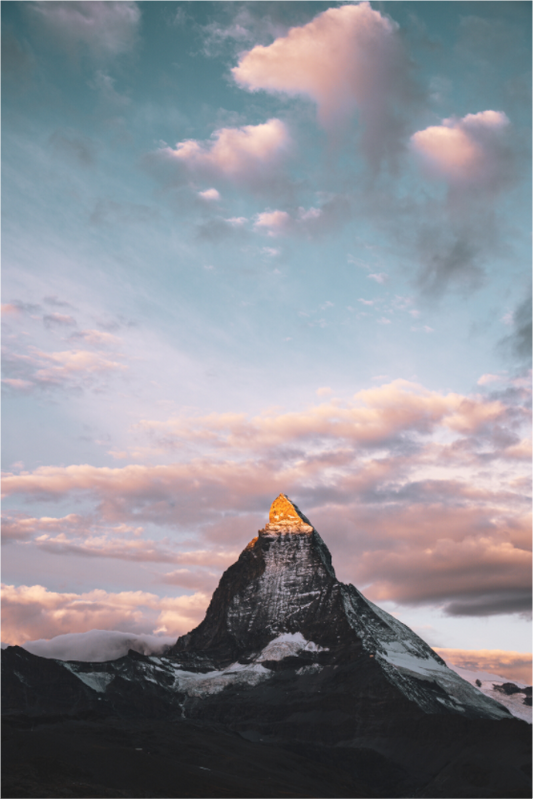 First Light Over Zermatt