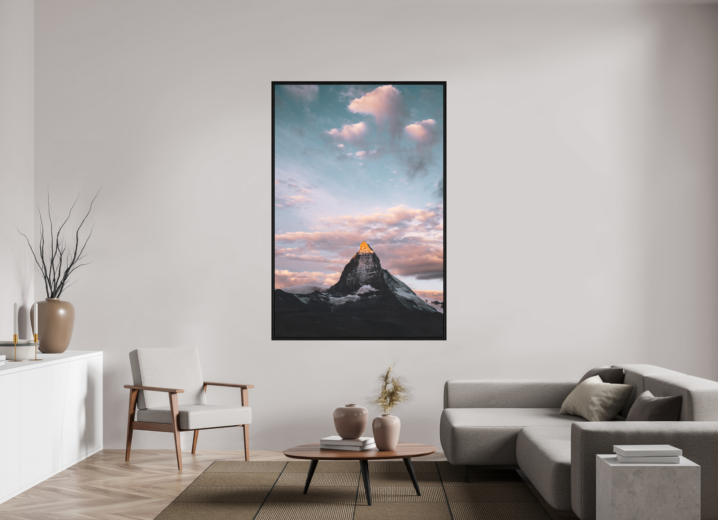 First Light Over Zermatt
